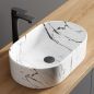Preview: Aufsatzwaschbecken 55cm mamor